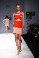 Model walks the ramp for Abdul Halder, Virtues by Viral, Ashish and Vikrant at Wills Lifestyle India Fashion Week Autumn Winter 2012 Day 5 on 19th Feb 2012 (46).JPG